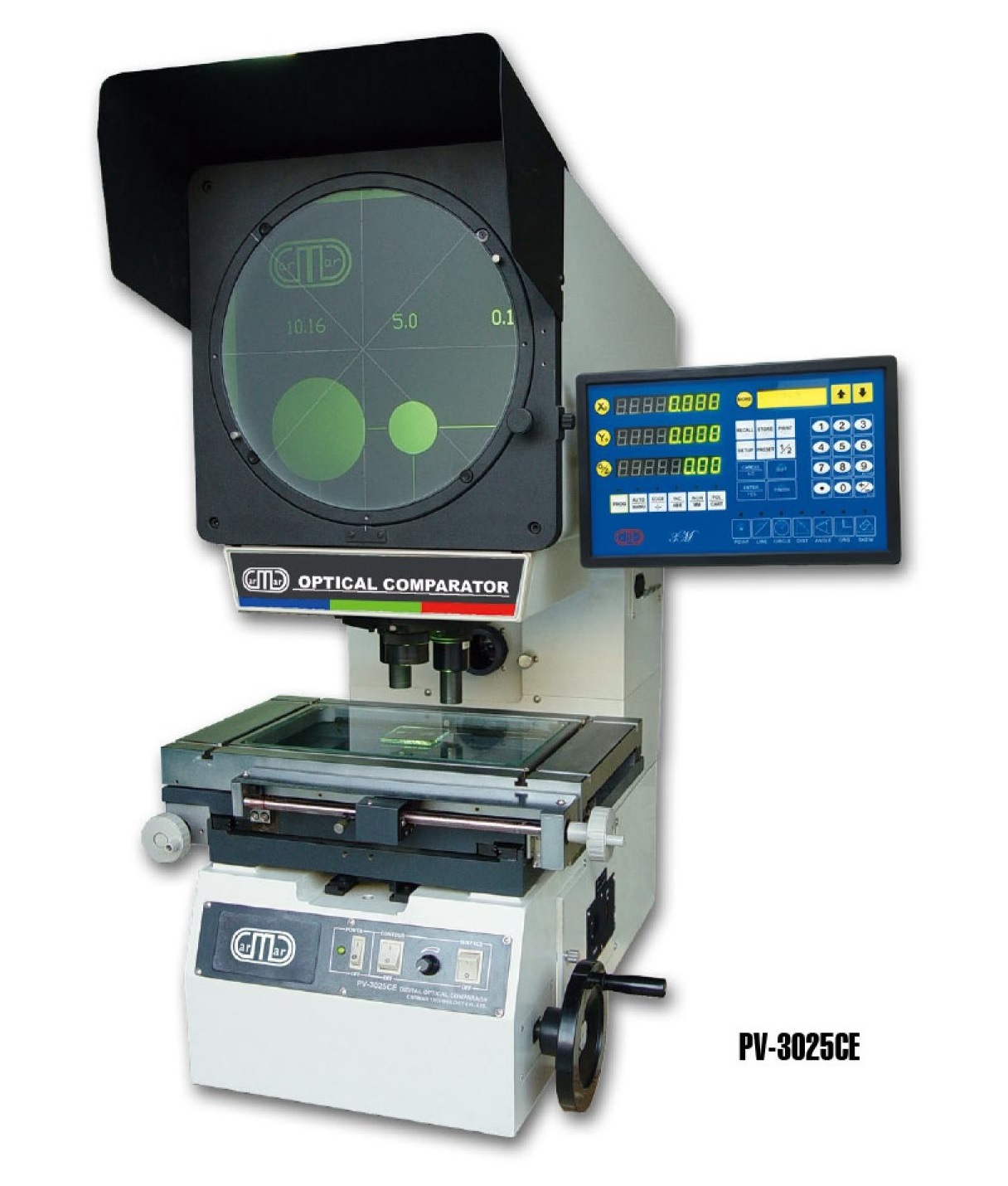 Multi-lens Digital Optical Comparator Vertical Enhanced Type