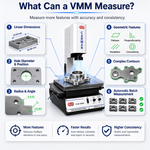 📏 What can a Vision Measuring Machine (VMM) actually measure?